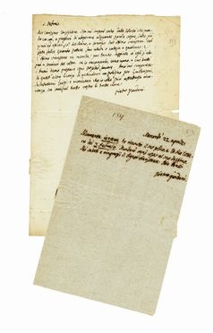  Giordani Pietro : 2 lettere autografa firmate.  - Asta Grafica & Libri - Libreria Antiquaria Gonnelli - Casa d'Aste - Gonnelli Casa d'Aste
