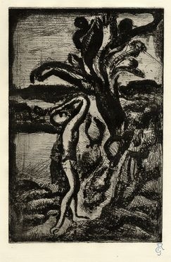  Georges Rouault  (Paris, 1871 - 1958) : Paysage au palmier (Frontispiece-1).  - Asta Grafica & Libri - Libreria Antiquaria Gonnelli - Casa d'Aste - Gonnelli Casa d'Aste