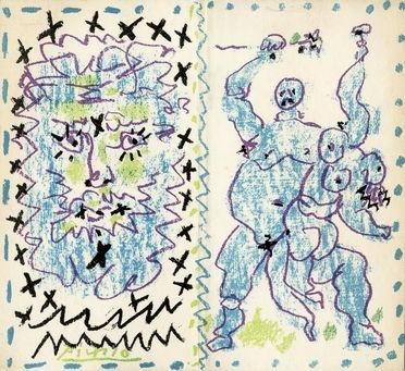  Pablo Picasso  (Malaga, 1881 - Mougins, 1973) : Dessins d'un Demi-Sicle.  - Asta Grafica & Libri - Libreria Antiquaria Gonnelli - Casa d'Aste - Gonnelli Casa d'Aste