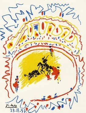  Pablo Picasso  (Malaga, 1881 - Mougins, 1973) : La petite corrida.  - Auction Graphics & Books - Libreria Antiquaria Gonnelli - Casa d'Aste - Gonnelli Casa d'Aste