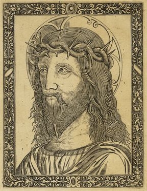  Giovanni Pietro da Birago  (attivo a Milano tra il 1476 e il 1513, ) [attribuito a] : Cristo coronato di spine.  - Asta Grafica & Libri - Libreria Antiquaria Gonnelli - Casa d'Aste - Gonnelli Casa d'Aste