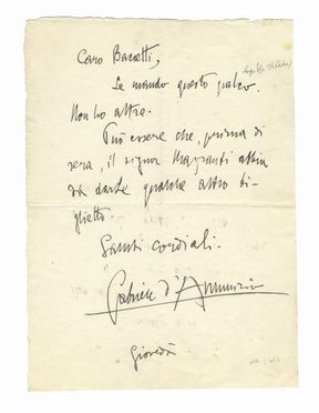 Collection of over 200 letters, tickets and autograph photographs signed or typewritten with autograph signatures of writers, rulers, Italian and foreign actors. Storia, Storia, Diritto e Politica  - Auction Graphics & Books - Libreria Antiquaria Gonnelli - Casa d'Aste - Gonnelli Casa d'Aste
