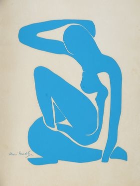  Henri Matisse  (Le Cateau-Cambrsis, 1869 - Nizza, 1954) : Blue nude.  - Auction Graphics & Books - Libreria Antiquaria Gonnelli - Casa d'Aste - Gonnelli Casa d'Aste