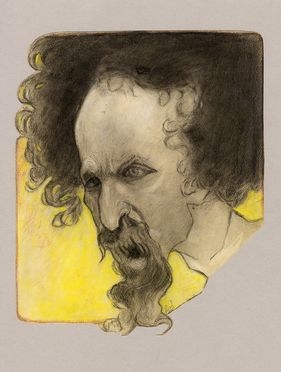  Rossi : Ritratto caricaturale maschile.  - Auction Graphics & Books - Libreria Antiquaria Gonnelli - Casa d'Aste - Gonnelli Casa d'Aste
