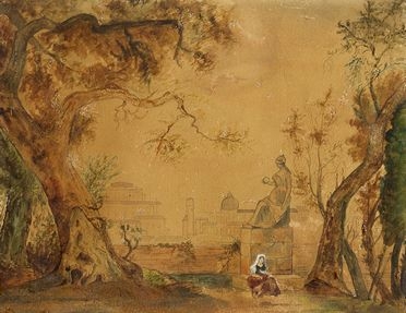  Franz Kaisermann  (Yverdon-les-Bains, 1765 - Roma, 1833) : Veduta di Roma.  - Asta Grafica & Libri - Libreria Antiquaria Gonnelli - Casa d'Aste - Gonnelli Casa d'Aste