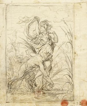  Anonimo del XVII secolo : Pan e Siringa.  - Asta Grafica & Libri - Libreria Antiquaria Gonnelli - Casa d'Aste - Gonnelli Casa d'Aste