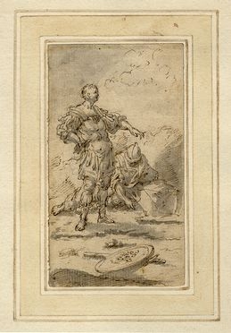  Stefano Della Bella  (Firenze, 1610 - 1664) [cerchia di] : Due soldati in armatura.  - Auction Graphics & Books - Libreria Antiquaria Gonnelli - Casa d'Aste - Gonnelli Casa d'Aste