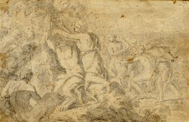  Raymond De Lafage  (Lisle-sur-Tarn, 1656 - Tolosa, 1684) [cerchia di] : Apollo e Marsia.  - Asta Grafica & Libri - Libreria Antiquaria Gonnelli - Casa d'Aste - Gonnelli Casa d'Aste