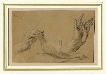  Anonimo del XVIII secolo : Studio di mani.  - Asta Grafica & Libri - Libreria Antiquaria Gonnelli - Casa d'Aste - Gonnelli Casa d'Aste