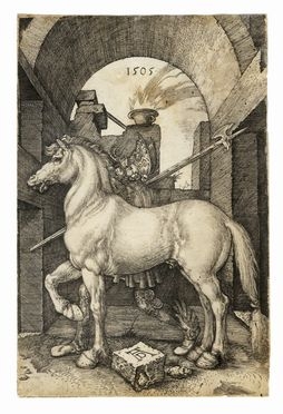  Albrecht Dürer  (Norimberga, 1471 - 1528) : Il piccolo cavallo.  - Asta Grafica & Libri - Libreria Antiquaria Gonnelli - Casa d'Aste - Gonnelli Casa d'Aste