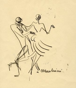 Marcello Mascherini  (1906 - 1983) : La danza.  - Asta Grafica & Libri - Libreria Antiquaria Gonnelli - Casa d'Aste - Gonnelli Casa d'Aste