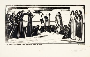  Lorenzo Viani  (Viareggio, 1882 - Ostia, 1936) : La benedizione dei morti del mare.  - Auction Graphics & Books - Libreria Antiquaria Gonnelli - Casa d'Aste - Gonnelli Casa d'Aste