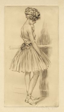  Maurice Milliere  (Le Havre, 1871 - 1946) : Danseuse.  - Asta Grafica & Libri - Libreria Antiquaria Gonnelli - Casa d'Aste - Gonnelli Casa d'Aste