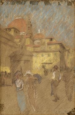  Silvio Bicchi  (Livorno, 1874 - Firenze, 1948) : S. Lorenzo.  - Asta Grafica & Libri - Libreria Antiquaria Gonnelli - Casa d'Aste - Gonnelli Casa d'Aste