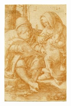  Lucas Van Leyden  (Leida,, 1494 - 1533) : I musicanti.  - Auction Graphics & Books - Libreria Antiquaria Gonnelli - Casa d'Aste - Gonnelli Casa d'Aste