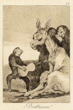  Francisco Goya y Lucientes  (Fuendetodos, 1746 - Bordeaux, 1828) : Brabisimo!  - Asta Grafica & Libri - Libreria Antiquaria Gonnelli - Casa d'Aste - Gonnelli Casa d'Aste