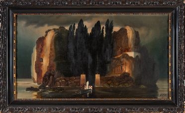  Arnold Bcklin  (Basilea, 1827 - Fiesole, 1901) [da] : L'isola dei morti.  - Auction Graphics & Books - Libreria Antiquaria Gonnelli - Casa d'Aste - Gonnelli Casa d'Aste
