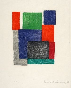  Sonia Delaunay  (Gradshik, 1885 - Parigi, 1979) : La terra impareggiabile.  - Asta Grafica & Libri - Libreria Antiquaria Gonnelli - Casa d'Aste - Gonnelli Casa d'Aste