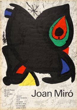  Joan Mir  (Montroig, 1893 - Palma di Majorca, 1983) : Mir - Grand palais exhibition.  - Auction Graphics & Books - Libreria Antiquaria Gonnelli - Casa d'Aste - Gonnelli Casa d'Aste