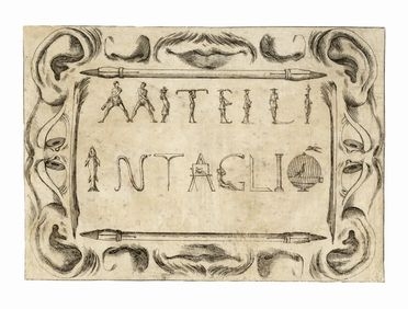  Giuseppe Maria Mitelli  (Bologna, 1634 - 1718) : Frontespizio Mitelli intagli.  - Auction Graphics & Books - Libreria Antiquaria Gonnelli - Casa d'Aste - Gonnelli Casa d'Aste