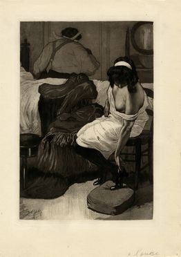  Almry Lobel-Riche  (Ginevra, 1880 - 1950) : All'alba.  - Auction Graphics & Books - Libreria Antiquaria Gonnelli - Casa d'Aste - Gonnelli Casa d'Aste