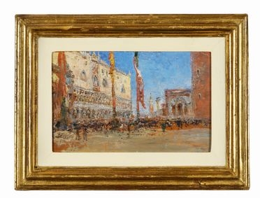  Italico Brass  (Gorizia, 1870 - Venezia, 1943) [attribuito a] : San Marco a Venezia.  - Asta Grafica & Libri - Libreria Antiquaria Gonnelli - Casa d'Aste - Gonnelli Casa d'Aste
