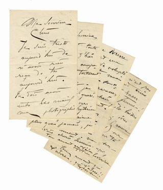  Marinetti Filippo Tommaso : Due lettere autografe siglate.  - Asta Grafica & Libri - Libreria Antiquaria Gonnelli - Casa d'Aste - Gonnelli Casa d'Aste