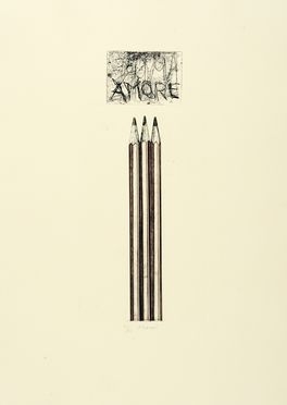  Piero Manai  (Bologna, 1951 - 1988) : Amore.  - Auction Graphics & Books - Libreria Antiquaria Gonnelli - Casa d'Aste - Gonnelli Casa d'Aste