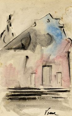  Lucio Venna Landsmann  (Venezia, 1897 - Firenze, 1974) : S. Spirito.  - Auction Graphics & Books - Libreria Antiquaria Gonnelli - Casa d'Aste - Gonnelli Casa d'Aste