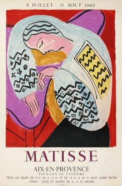  Henri Matisse  (Le Cateau-Cambrésis, 1869 - Nizza, 1954) : Manifesto per la mostra ad Aix-En-Provence.  - Auction Graphics & Books - Libreria Antiquaria Gonnelli - Casa d'Aste - Gonnelli Casa d'Aste
