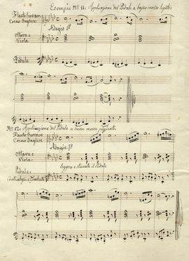 Raccolta di 43 manoscritti musicali con accompagnamento di organo.  - Asta Grafica & Libri - Libreria Antiquaria Gonnelli - Casa d'Aste - Gonnelli Casa d'Aste