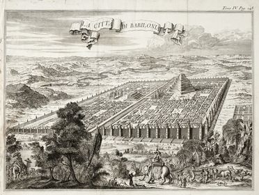  James Mynde  (Londra, 1702 - 1771) : La città di Babilonia.  - Auction Graphics & Books - Libreria Antiquaria Gonnelli - Casa d'Aste - Gonnelli Casa d'Aste