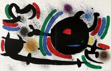  Joan Miró  (Montroig, 1893 - Palma di Majorca, 1983) : Composizione.  - Auction Graphics & Books - Libreria Antiquaria Gonnelli - Casa d'Aste - Gonnelli Casa d'Aste