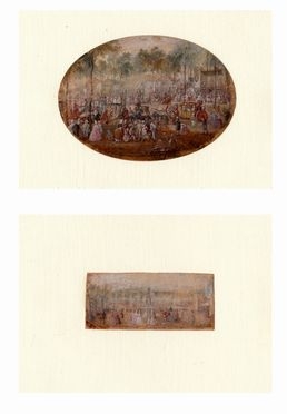  Anonimo del XIX secolo : Lotto composto di 5 miniature.  - Auction Graphics & Books - Libreria Antiquaria Gonnelli - Casa d'Aste - Gonnelli Casa d'Aste
