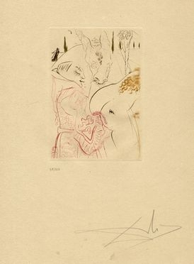  Salvador Dalì  (Figueres, 1904 - 1989) : Senza titolo.  - Auction Graphics & Books - Libreria Antiquaria Gonnelli - Casa d'Aste - Gonnelli Casa d'Aste