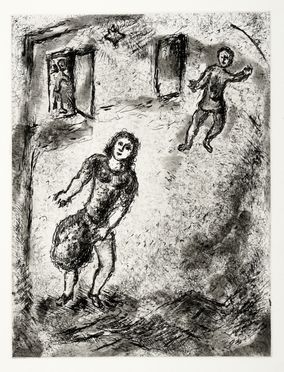  Marc Chagall  (Vitebsk, 1887 - St. Paul de  Vence, 1985) : La seminatrice.  - Auction Graphics & Books - Libreria Antiquaria Gonnelli - Casa d'Aste - Gonnelli Casa d'Aste