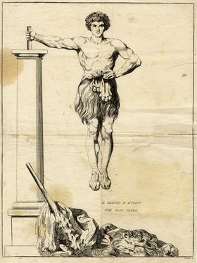  Bartolomeo Pinelli  (Roma, 1781 - 1835) : Il braccio d'acciaio / Non plus ultra.  - Auction Graphics & Books - Libreria Antiquaria Gonnelli - Casa d'Aste - Gonnelli Casa d'Aste