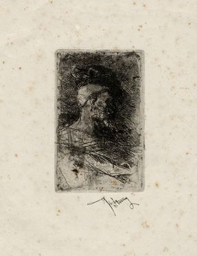  Mariano Fortuny y Marsal  (Tarragona, 1838 - Roma, 1874) : Malero.  - Auction Graphics & Books - Libreria Antiquaria Gonnelli - Casa d'Aste - Gonnelli Casa d'Aste