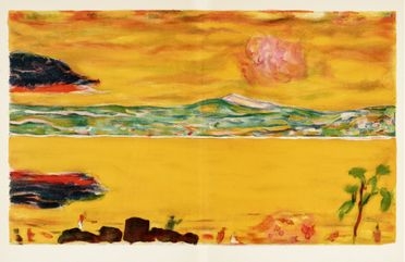  Pierre Bonnard  (Fontenay-aux-Roses, 1867 - Le Cannet, 1947) : Coucher de soleil sur le Mediterranée.  - Auction Graphics & Books - Libreria Antiquaria Gonnelli - Casa d'Aste - Gonnelli Casa d'Aste