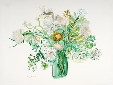  Raoul Dufy  (Le Havre, 1877 - Forcalquier, 1953) : Vaso di fiori.  M. Reinharez  - Auction Graphics & Books - Libreria Antiquaria Gonnelli - Casa d'Aste - Gonnelli Casa d'Aste