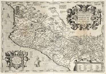  Abraham Ortelius  (Anversa, 1527 - 1598) : Hispaniae Novae Sivae Magnae, recens et vera descriptio,1579.  - Auction Graphics & Books - Libreria Antiquaria Gonnelli - Casa d'Aste - Gonnelli Casa d'Aste