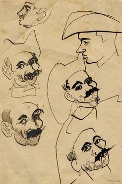  Giuseppe Biasi  (Sassari, 1885 - Adorno Micca, 1945) : Paraj.  - Auction Graphics & Books - Libreria Antiquaria Gonnelli - Casa d'Aste - Gonnelli Casa d'Aste