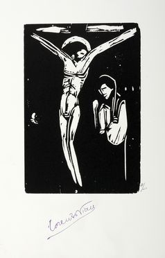  Lorenzo Viani  (Viareggio, 1882 - Ostia, 1936) : Il Cristo.  - Auction Graphics & Books - Libreria Antiquaria Gonnelli - Casa d'Aste - Gonnelli Casa d'Aste