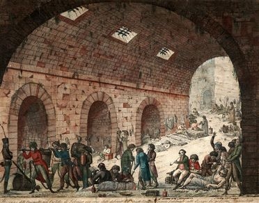 Disegno delle Casematte nel Castello di Sebenico ove sono stati detenuti li Patriotti  [..]