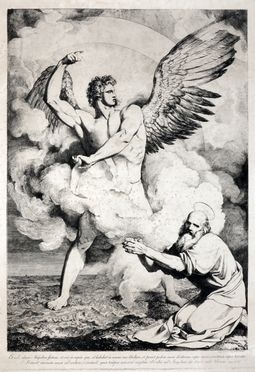  Luigi Sabatelli  (Firenze, 1772 - Milano, 1850) : Et vidi alium Angelum  fortem...Apoc. C.X.  - Auction Graphics & Books - Libreria Antiquaria Gonnelli - Casa d'Aste - Gonnelli Casa d'Aste