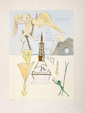  Salvador Dalì  (Figueres, 1904 - 1989) : Senza titolo.  - Auction Graphics & Books - Libreria Antiquaria Gonnelli - Casa d'Aste - Gonnelli Casa d'Aste