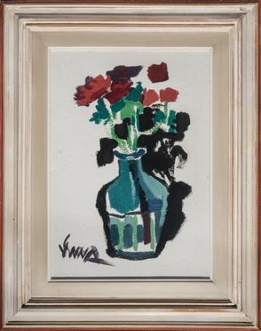  Lucio Venna Landsmann  (Venezia, 1897 - Firenze, 1974) : Vaso di fiori.  - Auction Graphics & Books - Libreria Antiquaria Gonnelli - Casa d'Aste - Gonnelli Casa d'Aste
