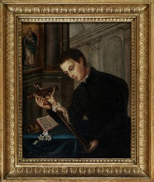  Anonimo del XVIII secolo : San Luigi Gonzaga.  - Auction Graphics & Books - Libreria Antiquaria Gonnelli - Casa d'Aste - Gonnelli Casa d'Aste