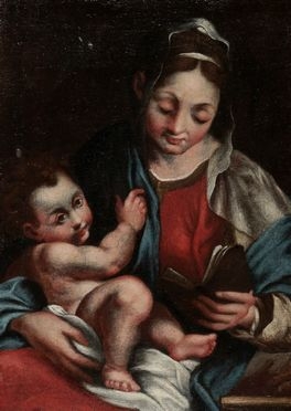 La Vergine in lettura col Bambino in collo.  - Asta Grafica & Libri - Libreria Antiquaria Gonnelli - Casa d'Aste - Gonnelli Casa d'Aste