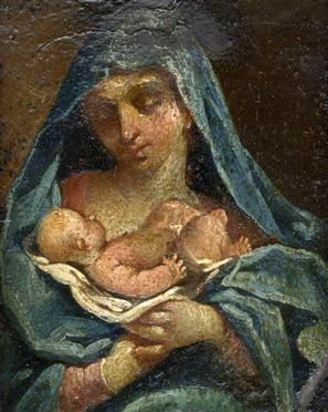  Niccolò [Nicola] Grassi  (Formeaso di Zuglio, 1682 - Venezia, 1748) : Madonna col Bambino.  - Auction Graphics & Books - Libreria Antiquaria Gonnelli - Casa d'Aste - Gonnelli Casa d'Aste